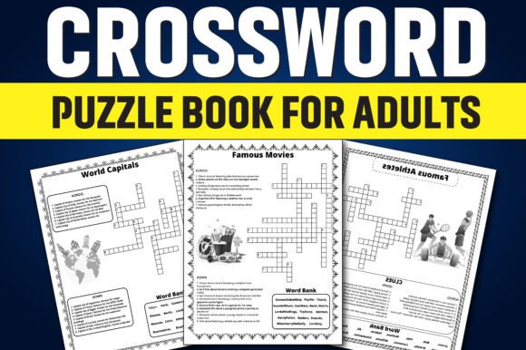 Crossword Puzzle Book for Adults