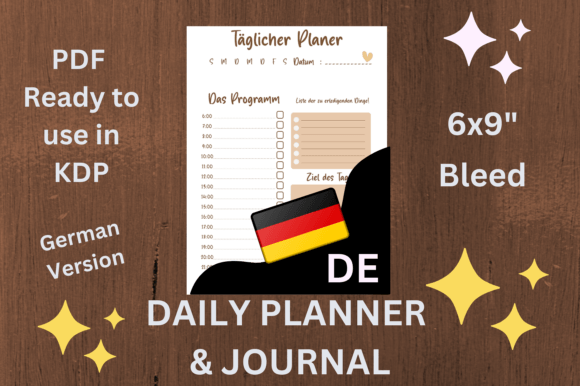 Daily Planner Journal German Deutsch