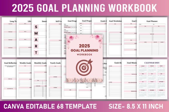 Editable 2025 Goal Planning Workbook