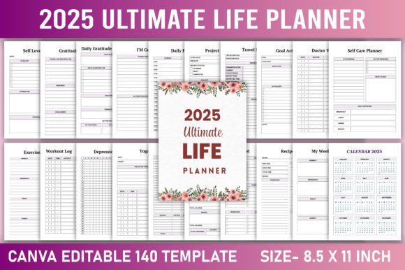 Editable 2025 Ultimate Life Planner
