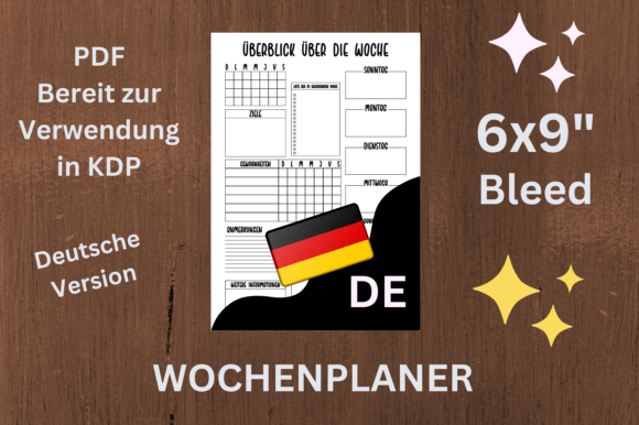 German Weekly Planner: Stay on Top of Your Weekly Tasks and Schedule