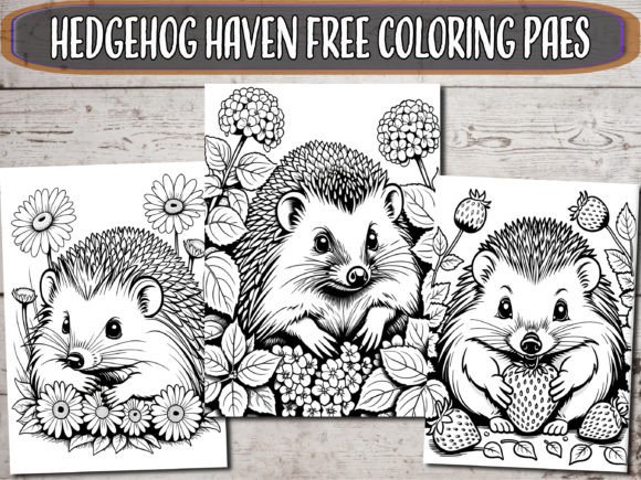 Hedgehog Haven Free Coloring Pages: A Creative Escape for All Ages