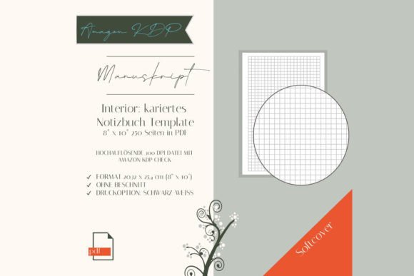 Kariert 8 x10 250 S. Mj4K5936-8 German
