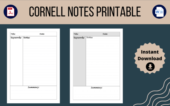 Printable Cornell Notes Paper: A Strategic Tool for Better Planning and Execution