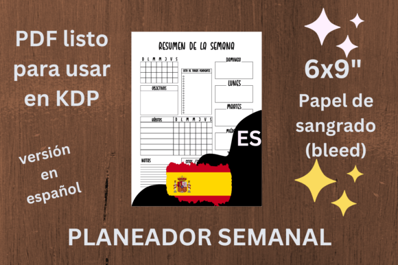 Spainsh Weekly Planner
