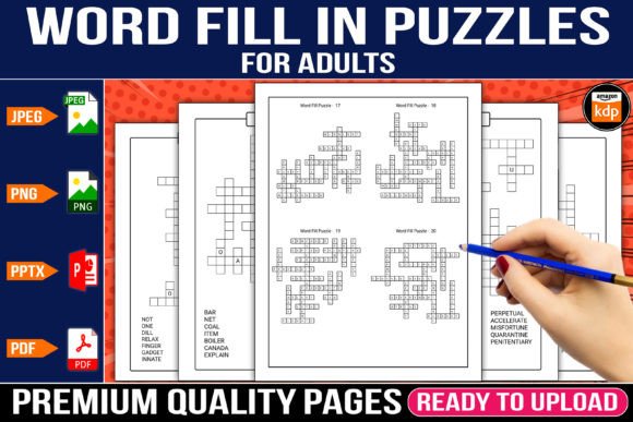 Word Fill In Puzzles for Adults Vol - 01: A Mental Workout for the Modern Mind