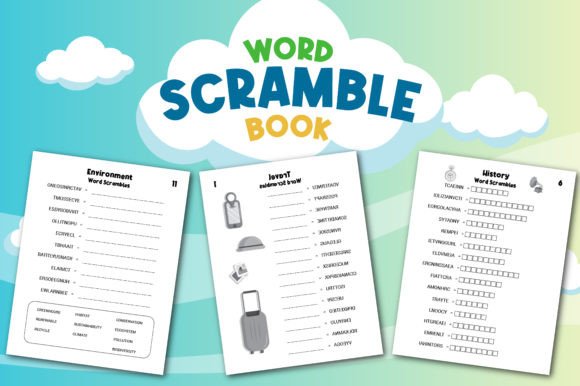 Word Scramble Book for Kids